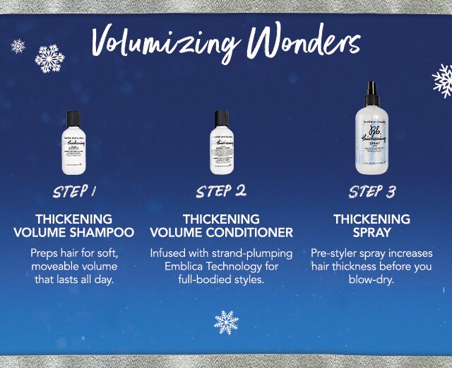 Thickening Voluminous Wonders Hair Care Set