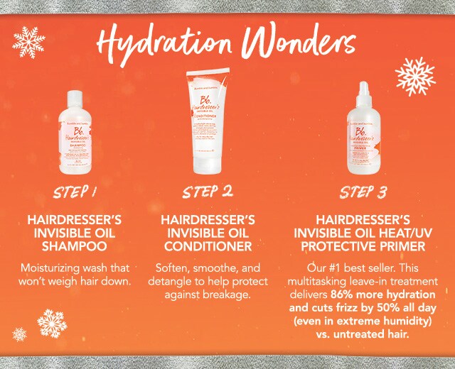 Hairdresser's Invisible Oil Hydration Wonders Travel Hair Care Set