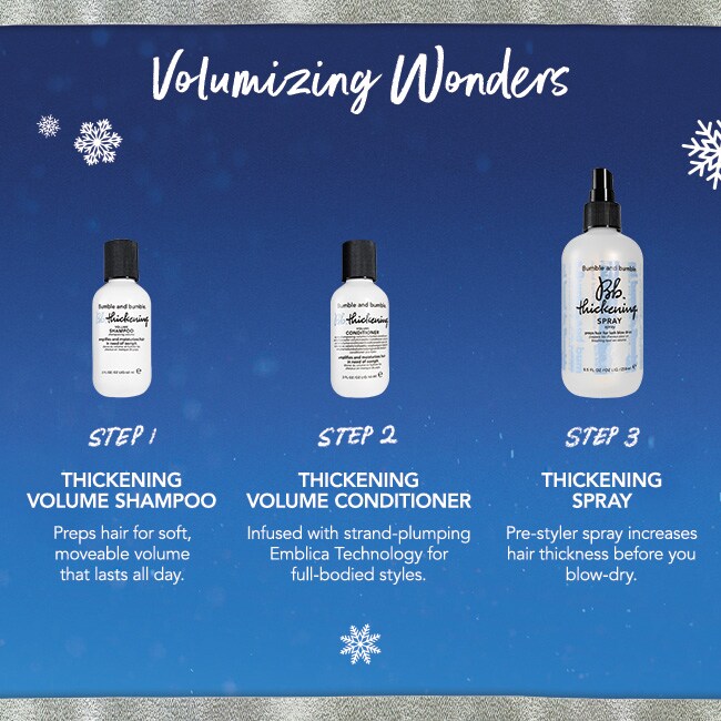 Thickening Voluminous Wonders Hair Care Set