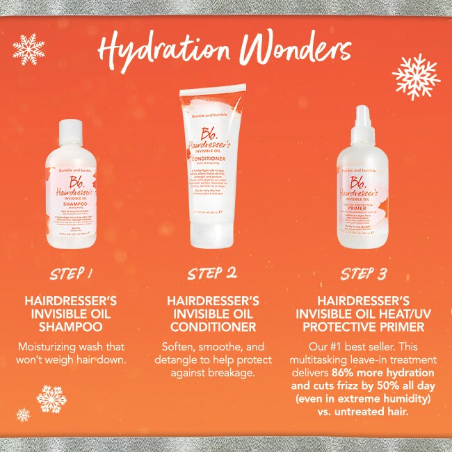 Hairdresser's Invisible Oil Hydration Wonders Travel Hair Care Set